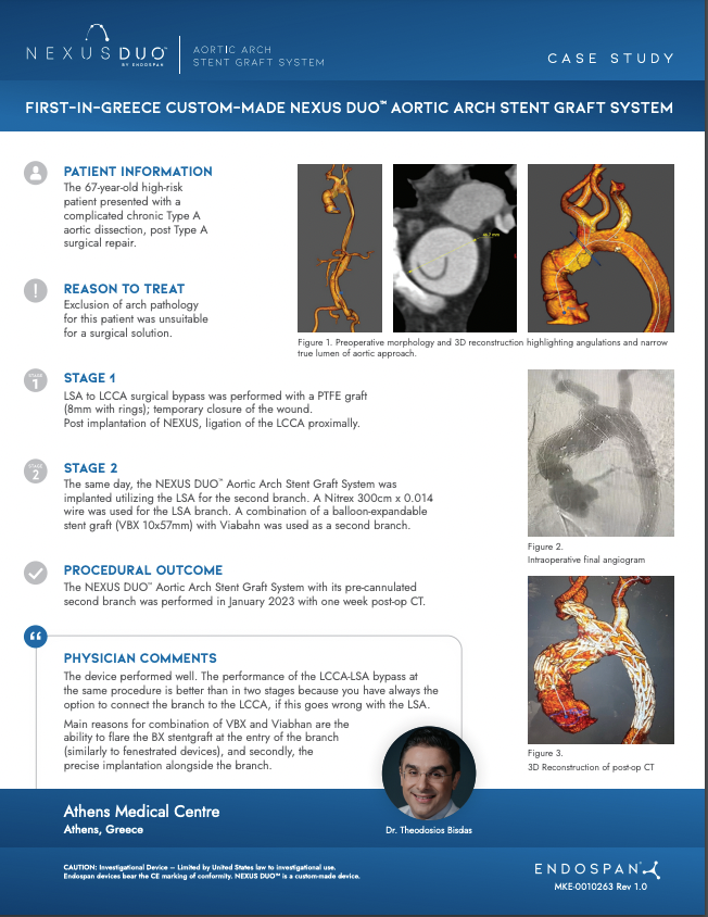 NEXUS DUO Featured Case - Athens, Greece