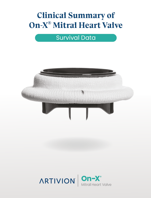 Clinical Summary of On-X Mitral Heart Valve - Survival Data