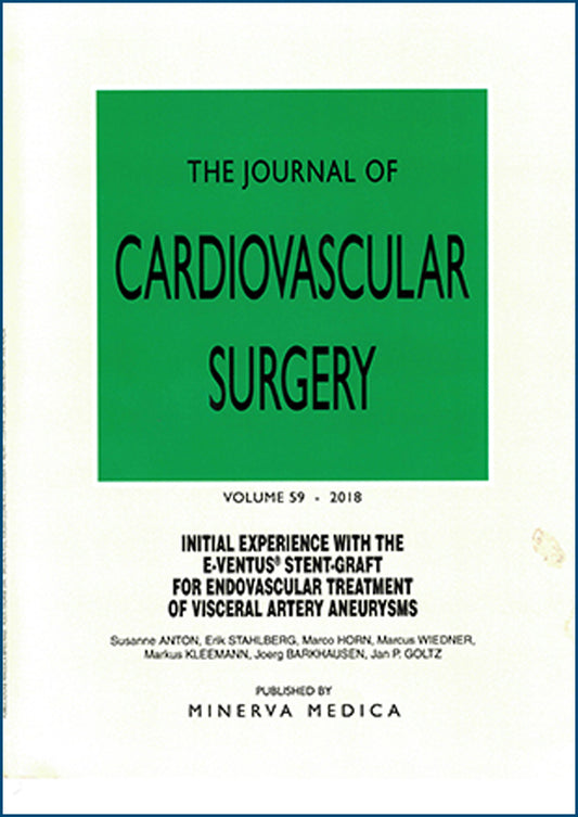 The Journal of Cardiovascular Surgery August 2018, Volume 59 No. 4